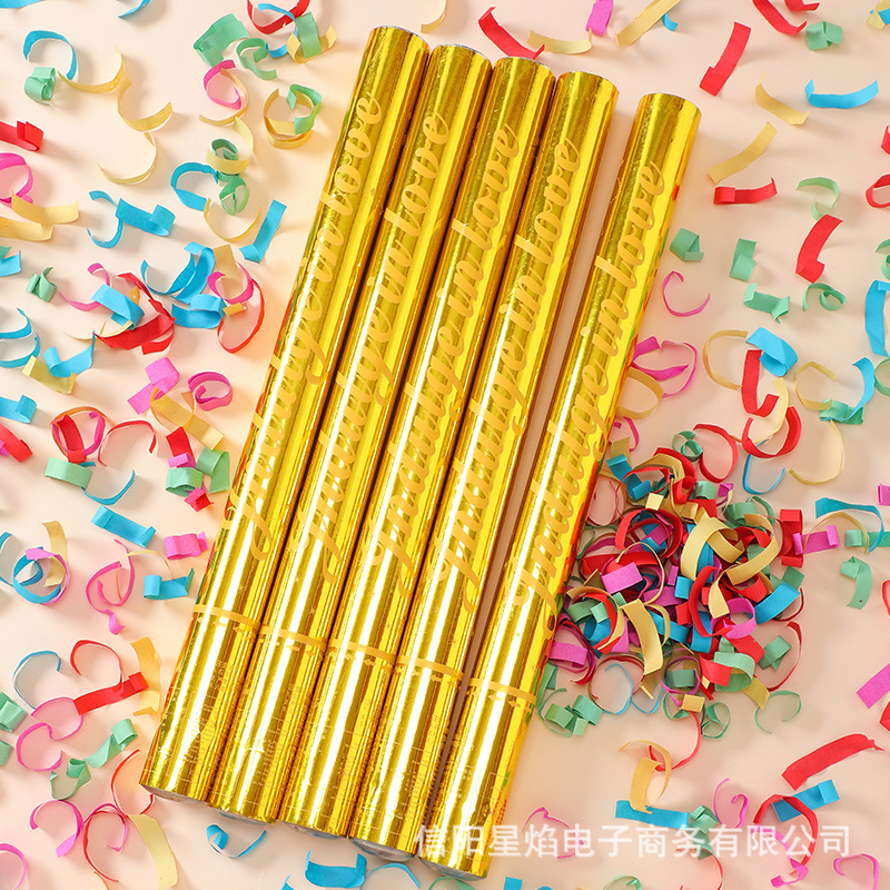 Cañón de Confeti Portátil con Lentejuelas para Bodas e Inauguraciones image 18