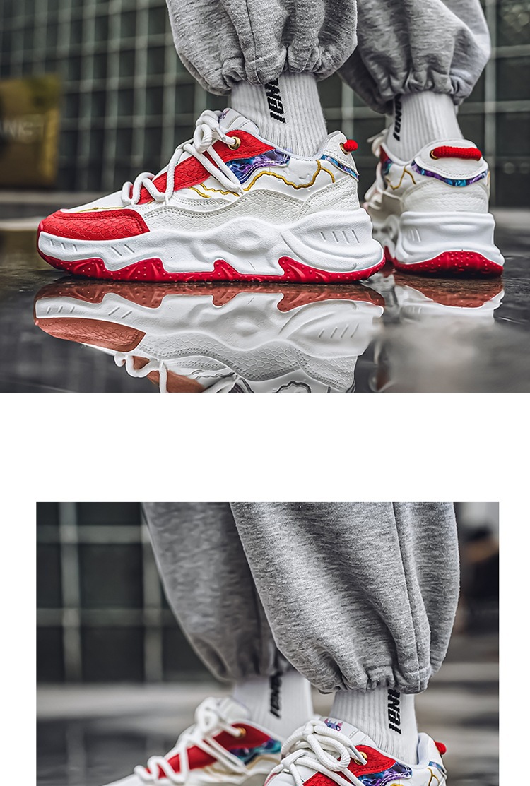 2024 herfst nieuwe lage top dikke zool vader trendy student leren gezicht niche casual sport herenschoenen_voghion.com