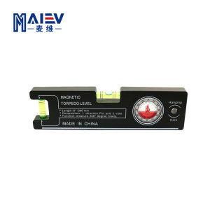 New listing angle meter level ruler engineering decoration plastic magnetic level ruler construction home balance ruler