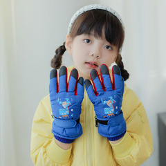 MEETSUNNY Cute Cartoon Children's Ski Gloves Winter Waterproof Thick Cotton Warm Men's and Women's Gloves