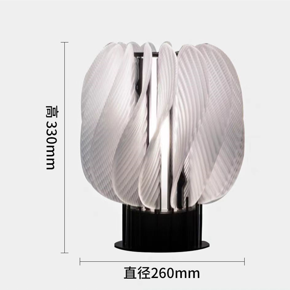 Lámpara de mesa de estudio creativa minimalista posmoderna de fábrica, modelo de diseñador de lujo ligero, lámpara de mesa de decoración de oficina