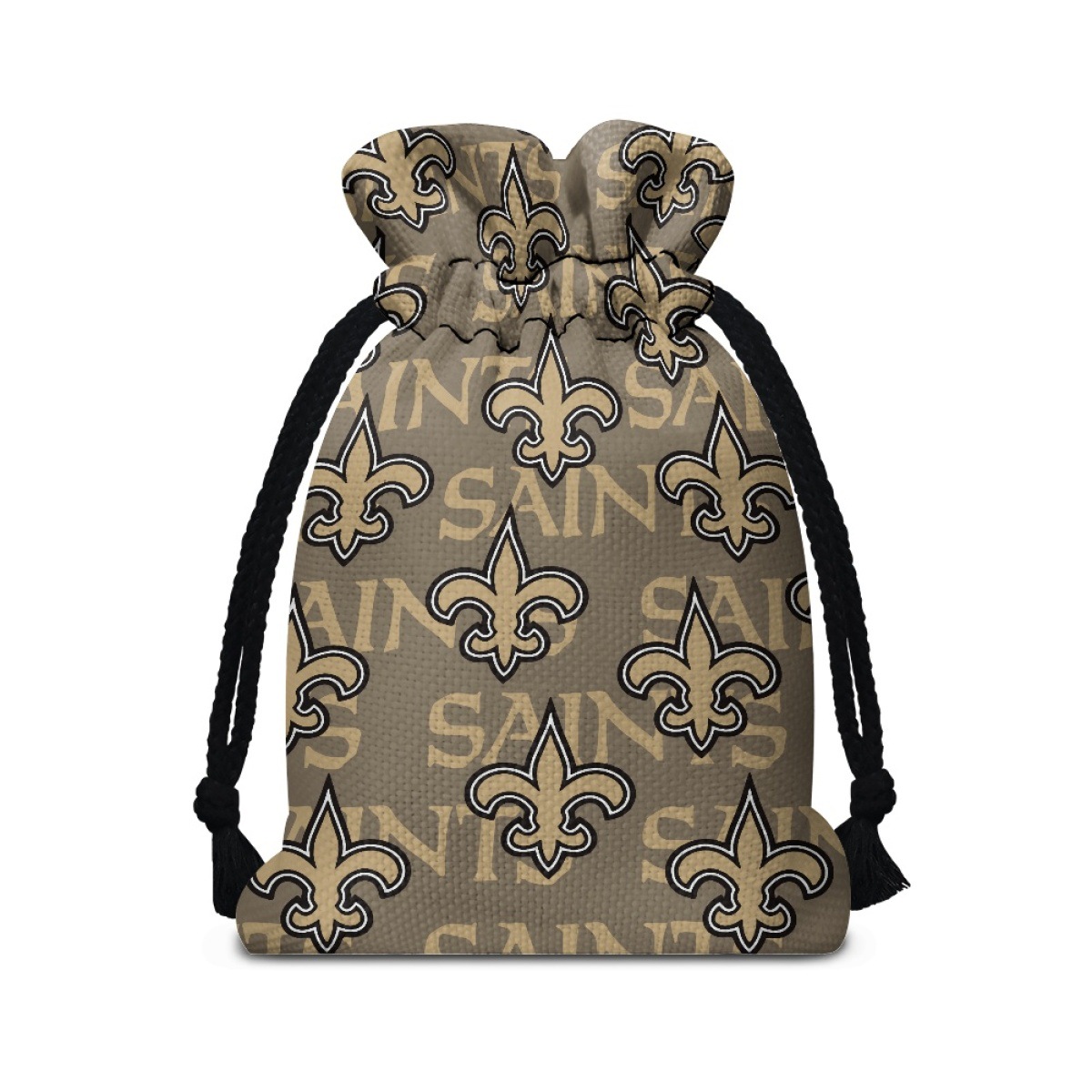 圣诞节食品包装袋糖果自粘袋束口袋抽绳袋NFL橄榄球队圣徒