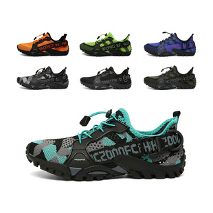 Plus size cross-border outdoor leisure hiking quick-drying non-slip beach wading upstream shoes amphibious mountaineering sneaker