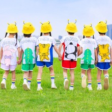 六一儿童表演服装幼儿园卡通动物班服啦啦队演出服小学生运动会夏