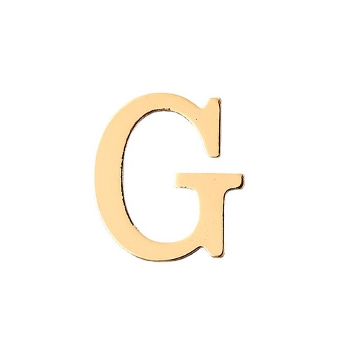 Fashion English gold letter brooch DIY creative suit jacket men and women fashion pin buckle clothes metal accessories