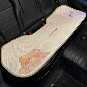 High-End Car Interior Seat Cover | Seat cushion, seat cover - honeycomb-star-bear-rabbit-cushion-back-row