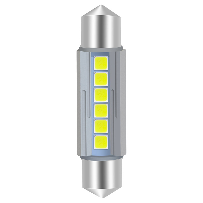 Luz de lectura LED de doble punta personalizada 31-41mm luz de matrícula de techo de automóvil de alto brillo decodificación LED luz de automóvil bombilla de automóvil