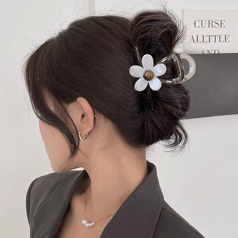 1 # beige 5 pétalos flores 8cm