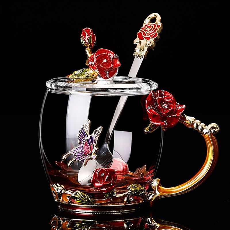 Vaso de vidrio tallado de mujer de estilo europeo, regalo creativo para el hogar, decoración del día de San Valentín, tazas de cubiertos, tazas de agua