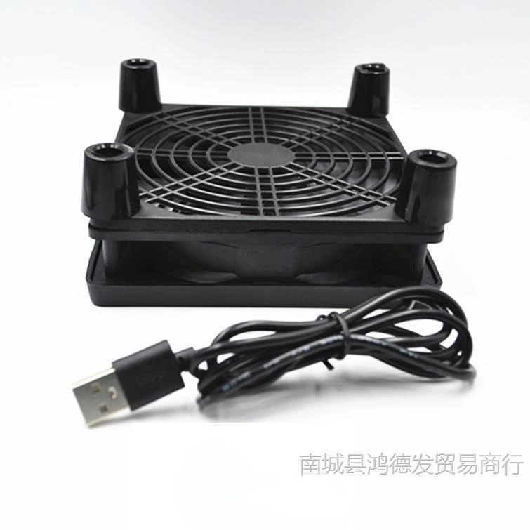 Новый бесшумный 8cm 9cm 12cm 5V USB шасси оптоволоконный кот маршрутизатор приставка вентилятор охлаждения