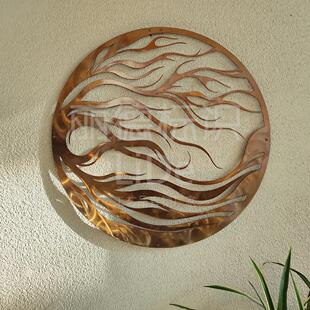 A cross-border metal round line silhouette artistic conception creative decorations Amazon TEMU factory outlet