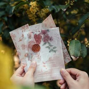 Mo Mo Wilderness Series Handbook Material Paper Classical Feng Shui Watercolor Flowers DIY Decorative Base Paper 6 Styles
