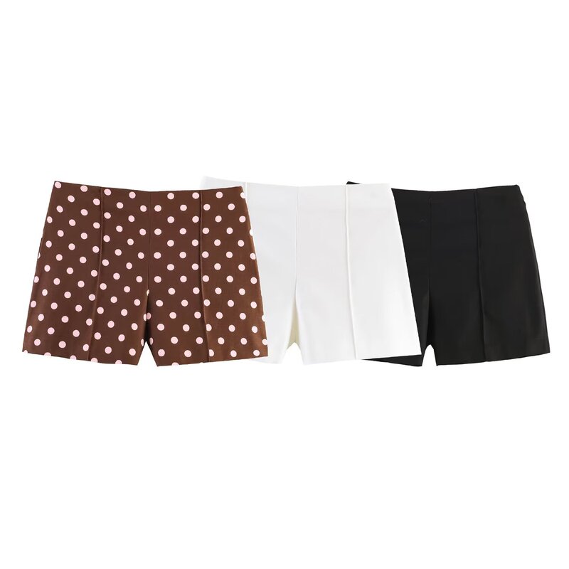 Summer New Style Foreign Trade Wholesale Casual Versatile Fashionable Three-Color Design Women's High-Waisted Bermuda Shorts Summer New Style Foreign Trade Wholesale Casual Versatile Fashionable Three-Color Design Women's High-Waisted Bermuda Shorts