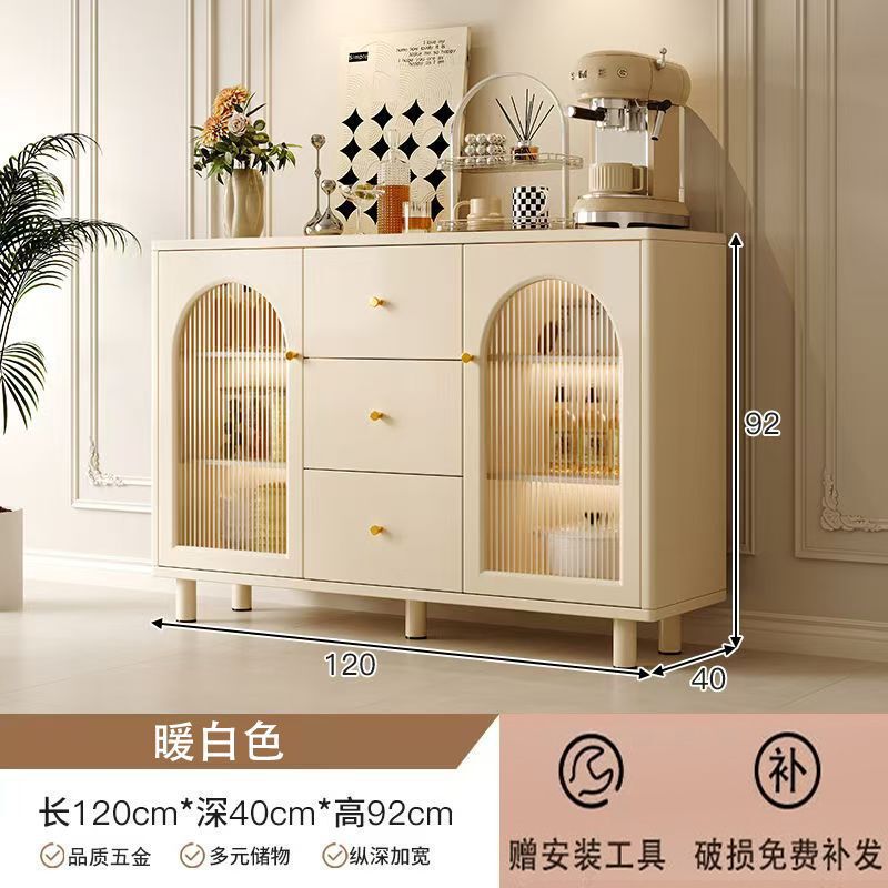 餐边柜靠墙一体储物柜客厅备餐柜斗柜多层收纳置物柜家用厨房橱柜|undefined