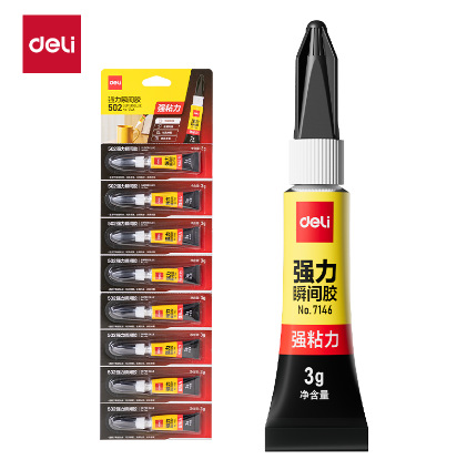 Суперклей Deli 502 моментальный 3 г