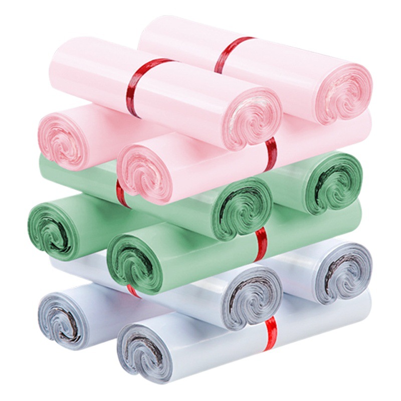 Bolsa de embalaje expreso en stock espesado degradable e-commerce logística ropa bolsa de embalaje fábrica al por mayor color expreso bolsa de embalaje