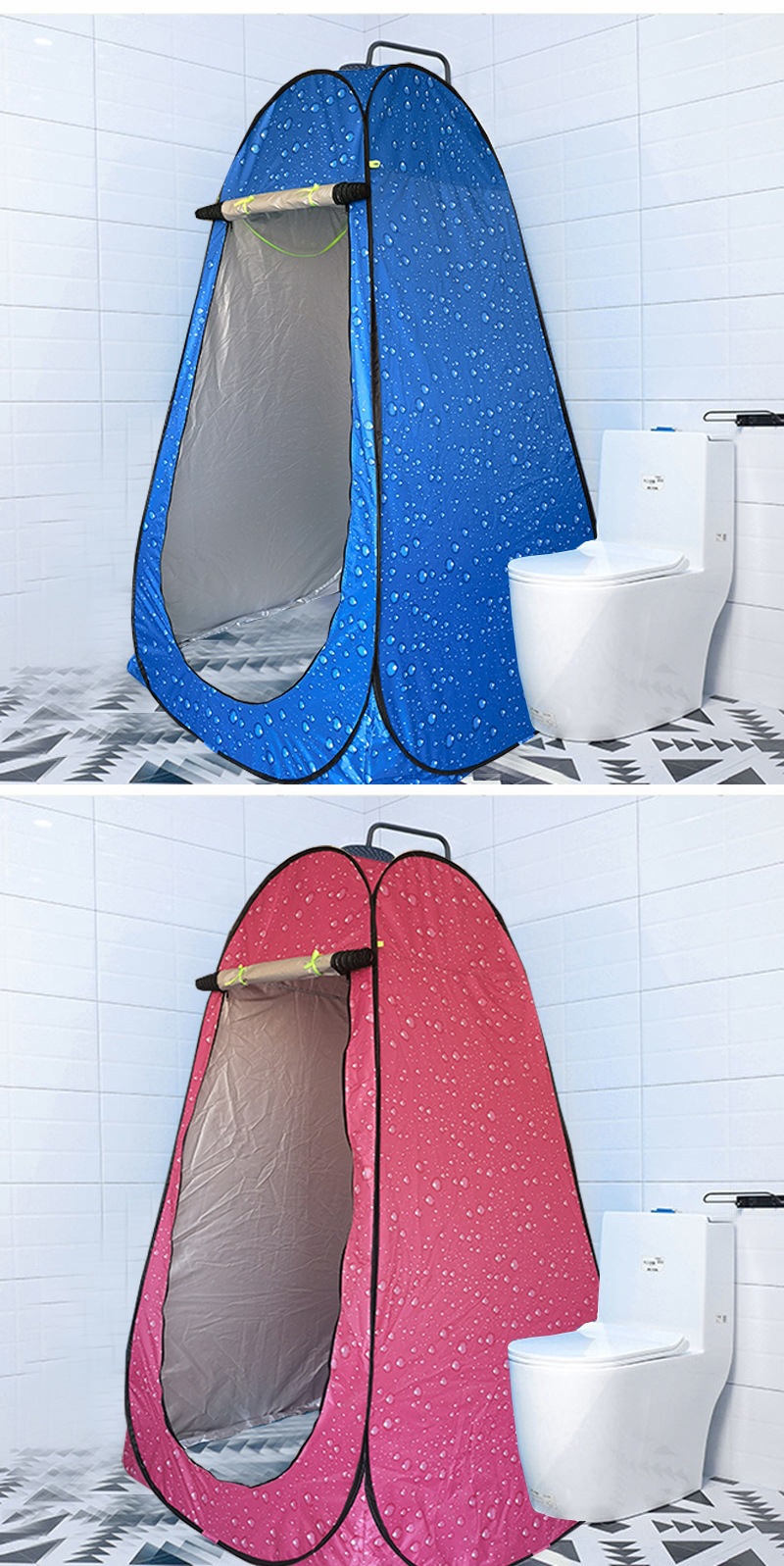 Factory Wholesale Cross-Border Outdoor Bathing Tent Portable Camping Toilet Tent Bathing Fishing Warming Changing Tent