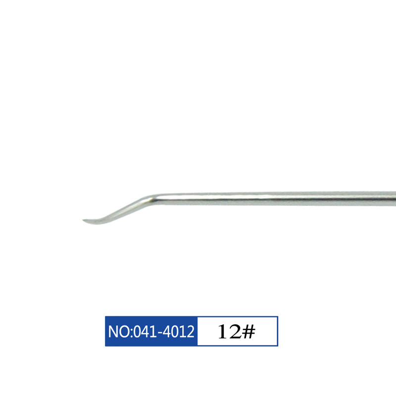 Sonda dental Star Tooth weirong aguja dental de acero inoxidable sin recubrimiento aguja dental limpia sonda dental palillos de dientes orales de un solo y doble cabeza