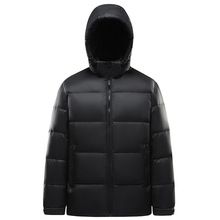 秋冬季新国标90%白鸭绒羽绒服情侣款加厚防寒连帽外套羽绒服男士