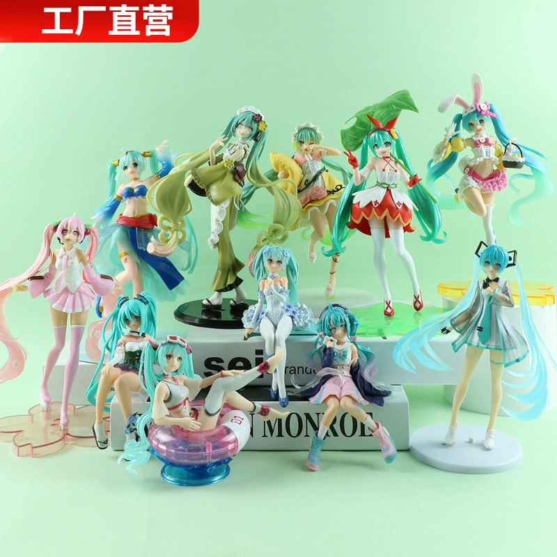 Edition Hatsune Hatskirt PVC Sakura Hatsune куклы Future двухмерная красивая девочка периферийный корпус украшения