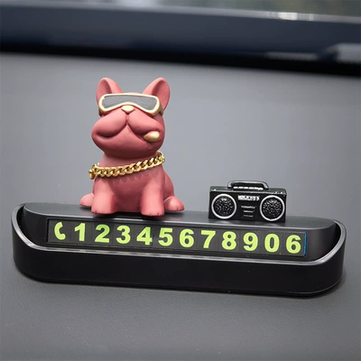 Car Temporary Parking Number: Car ornaments - red-law-fight-radio-black-ordinary-parking-sign