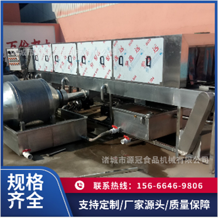 鸡笼清洗机不锈钢肉食筐周转筐洗筐机糕点箱隧道式高压喷淋洗箱机