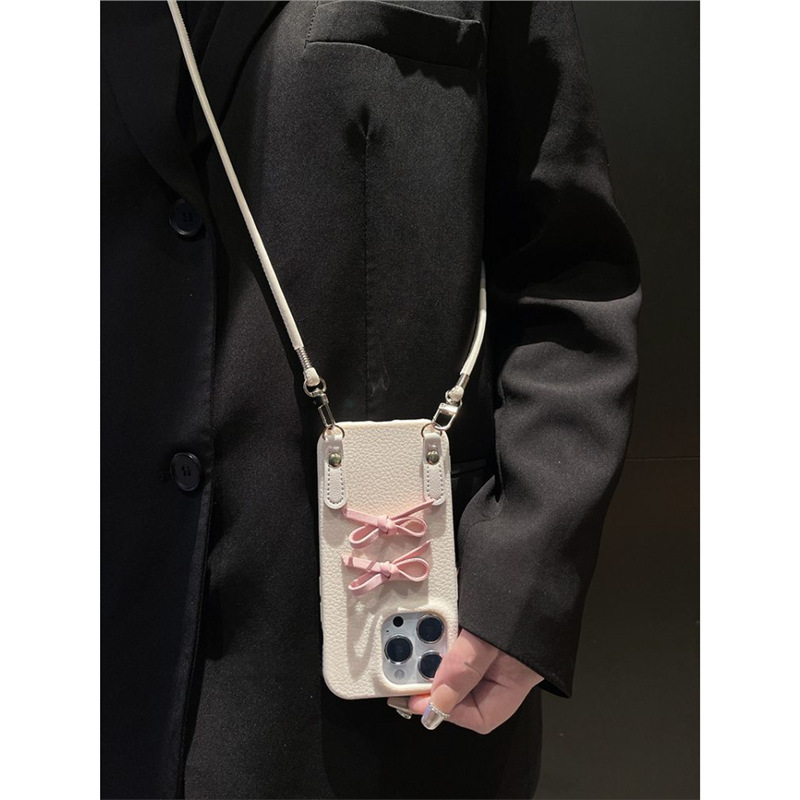 Leather Butterfly Case For Fruit 16 Max, 15 Pro, New 17, Bracelet 14 Plus, Crossbody 13 Pro_voghion.com