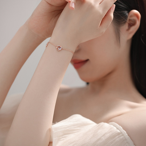 Summer new planet bracelet for women Korean version small fresh ins style moonstone bracelet niche best friend bracelet on behalf of
