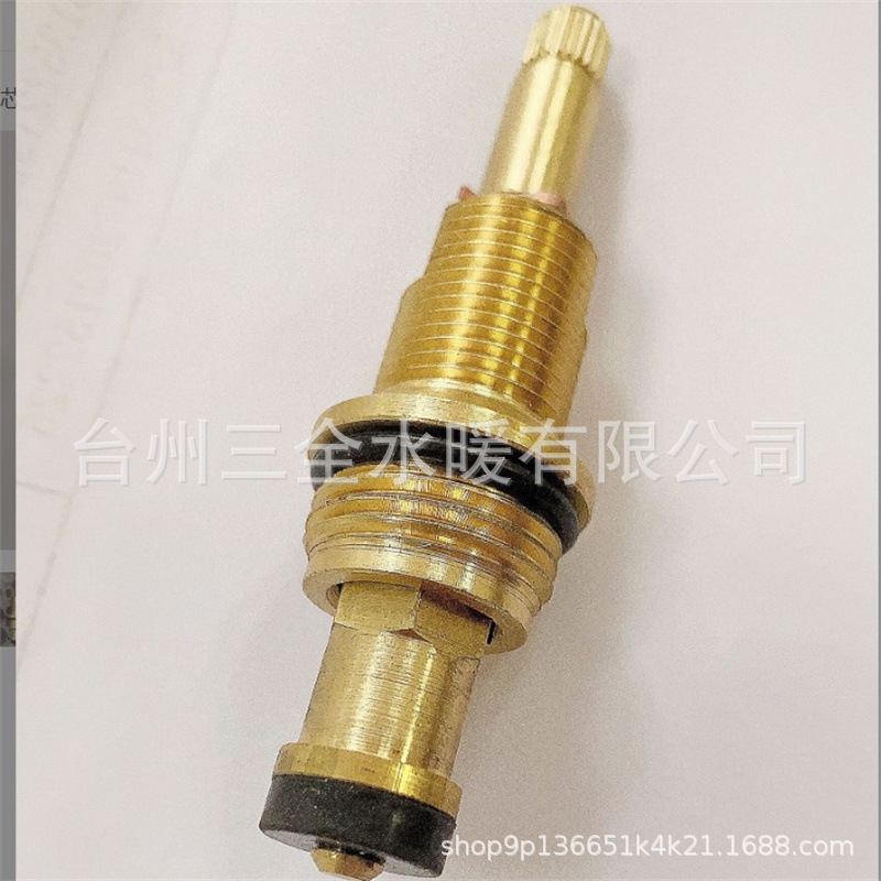 出口款全铜慢开阀芯1/2 4分快开陶瓷阀芯 暗阀加长慢开截止阀芯