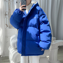 棉服外套男冬季2024新款棉袄韩版潮流oversize面包服连帽情侣棉衣