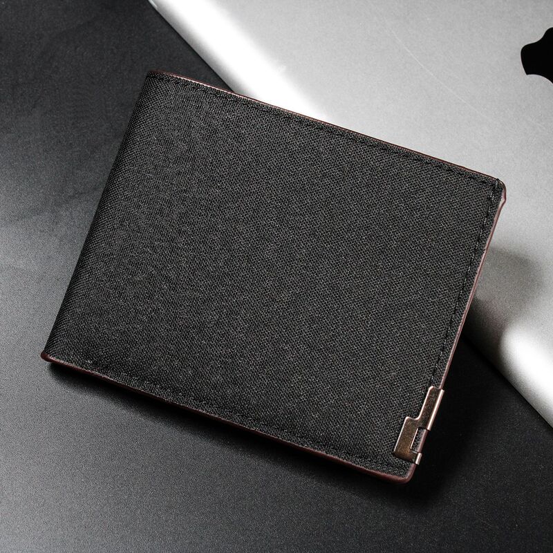 New TikTok Simple Denim Wallet Fashion Horizontal Wallet Large Capacity Multi-card Gift Ten Yuan Ticket Holder
