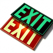 ҹ�ⰲȫ����EXIT��������ָʾ�N�� ��ճ��ˮ������ʾ�˺����l