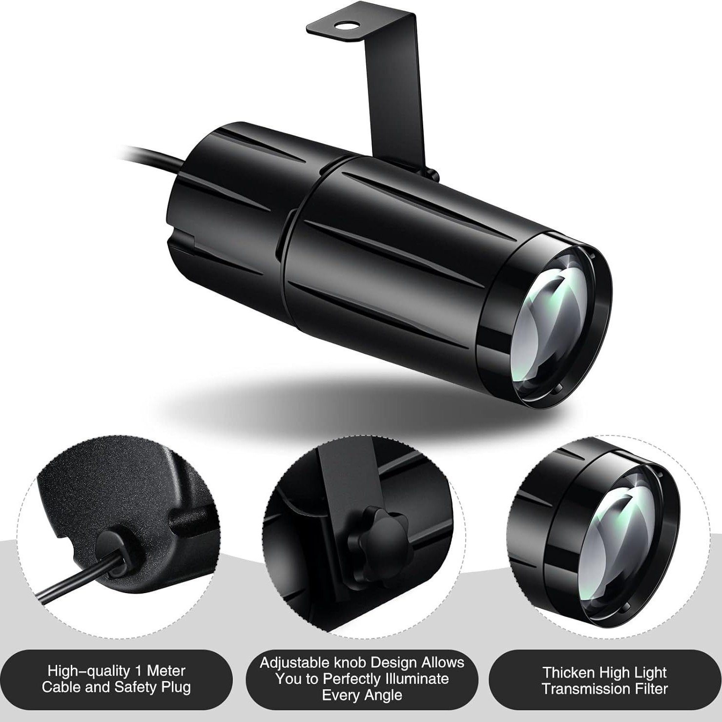 3WLED círculo de alta potencia Luz de lluvia/Spotlight LED luz de la etapa de lluvia Luz de salón de baile caballo Luz de espejo bola de luz