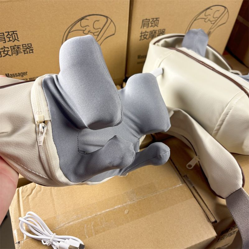 魔力可肩首マッサージ器線下1000揉み熱敷多機能マッサージストール筋頚椎マッサージ器|undefined