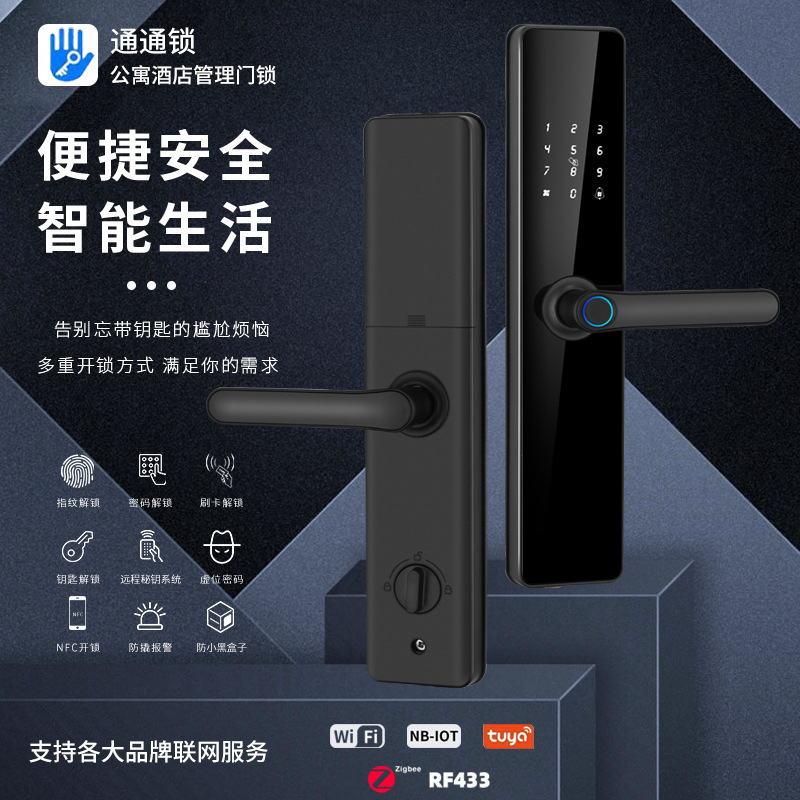 TTLOCK Tongtong Lock Graffiti Lock Password Lock Apartment B&b Hotel Smart Lock Export Nine Country Language Fingerprint Lock TTLOCK Tongtong Lock Graffiti Lock Password Lock Apartment B&b Hotel Smart Lock Export Nine Country Language Fingerprint Lock