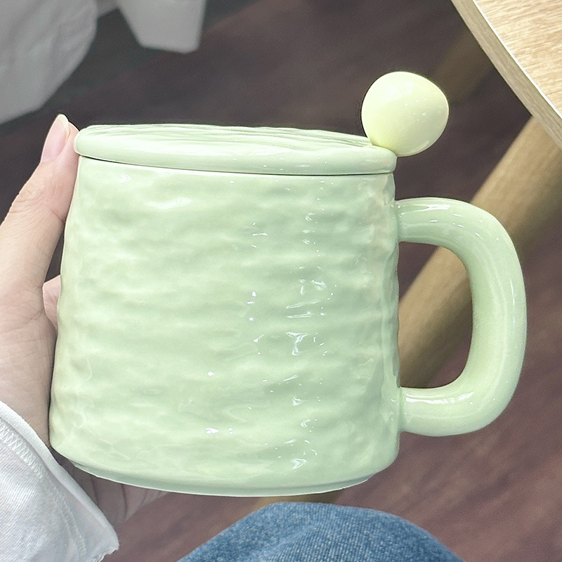 Taza de cerámica doméstica taza de agua taza de café de oficina taza de regalo de cumpleaños taza de desayuno de alto valor