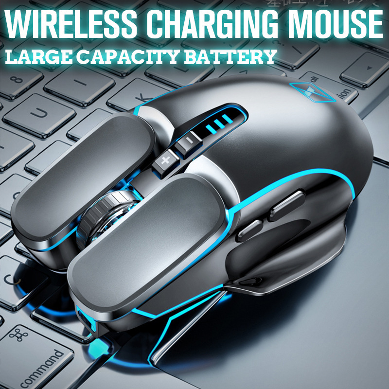 Cross-Border Xinmeng M215 Wireless Rechargeable Mouse 2.4g Connection Mechanical Feel Notebook Desktop E-Sports Game