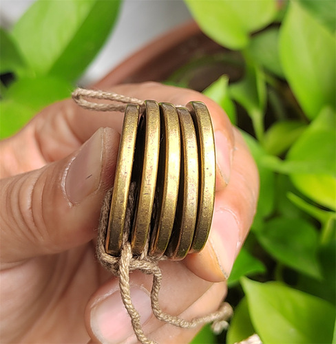 Brass thickened five emperors coin imitation ancient copper coins Qing dynasty ten emperors coin for door lintel threshold pressure doorframe replica copper coin