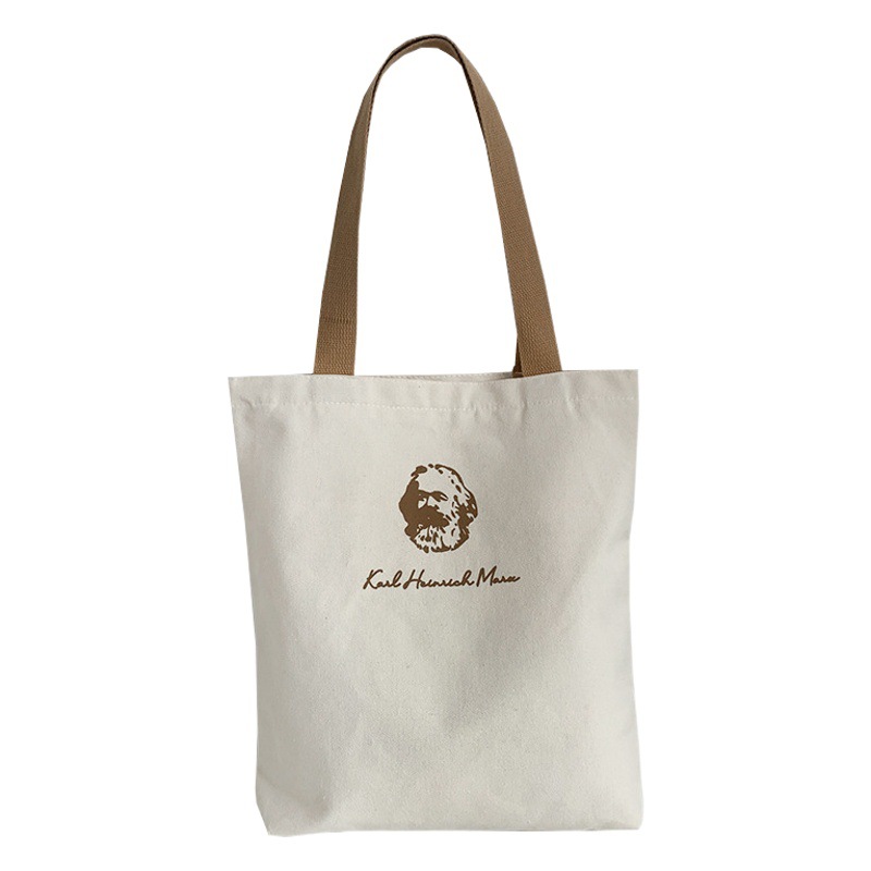 Nuevo bolso de lona de otoño e invierno para hombres y mujeres simple todo partido artístico de un solo hombro bolsa de Protección Ambiental portátil artístico