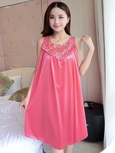Sexy Sleeves Polyester Travel Nightgown - Solid