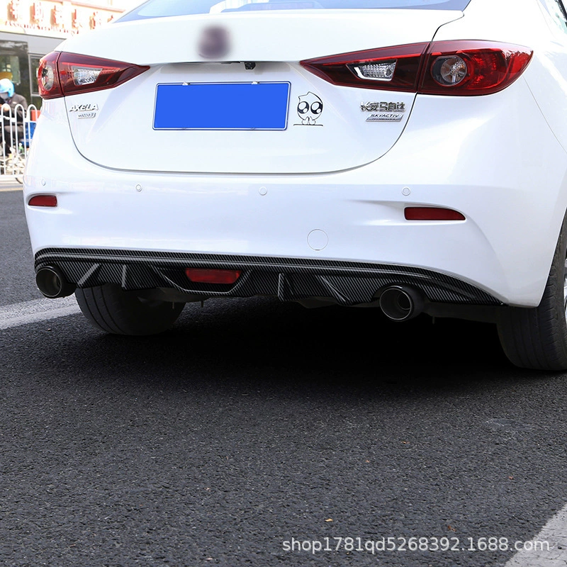 Подходит для Mazda 3 Angkesaila модифицированный большой объемный задний бампер выхлопная труба украшение хвостового горла задний бампер