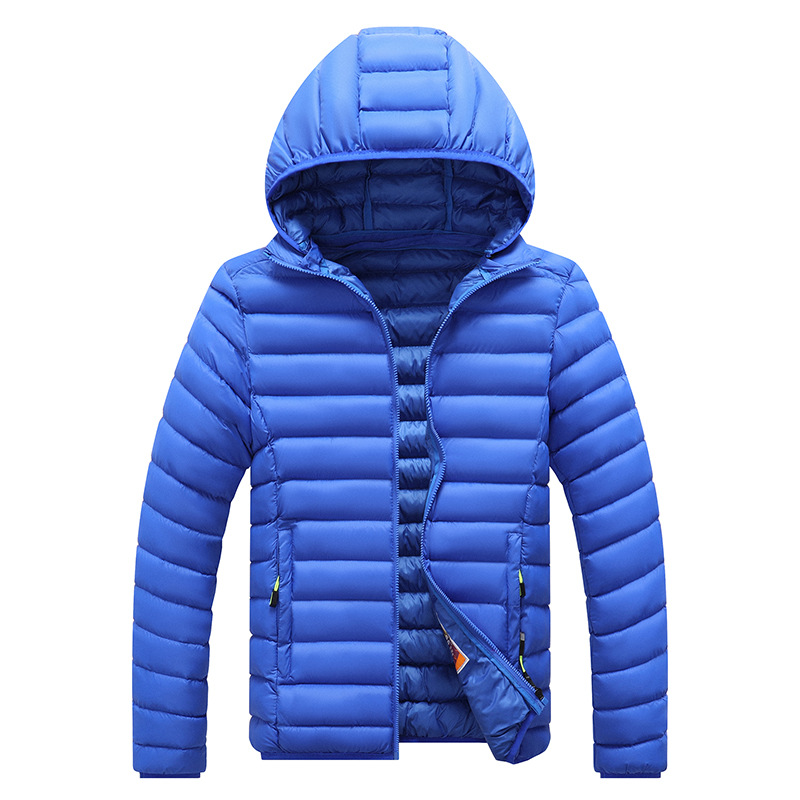 Abrigo acolchado de algodón casual de invierno de moda simple desmontable con capucha multicolor abrigo acolchado de algodón de los hombres abrigo acolchado de algodón cálido abrigo casual