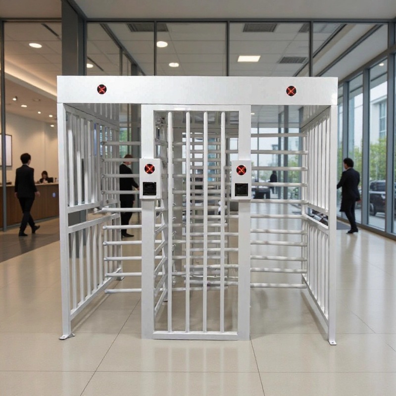 厂家直销 智能无人值守防尾随十字转闸门 全自动人行通道闸机