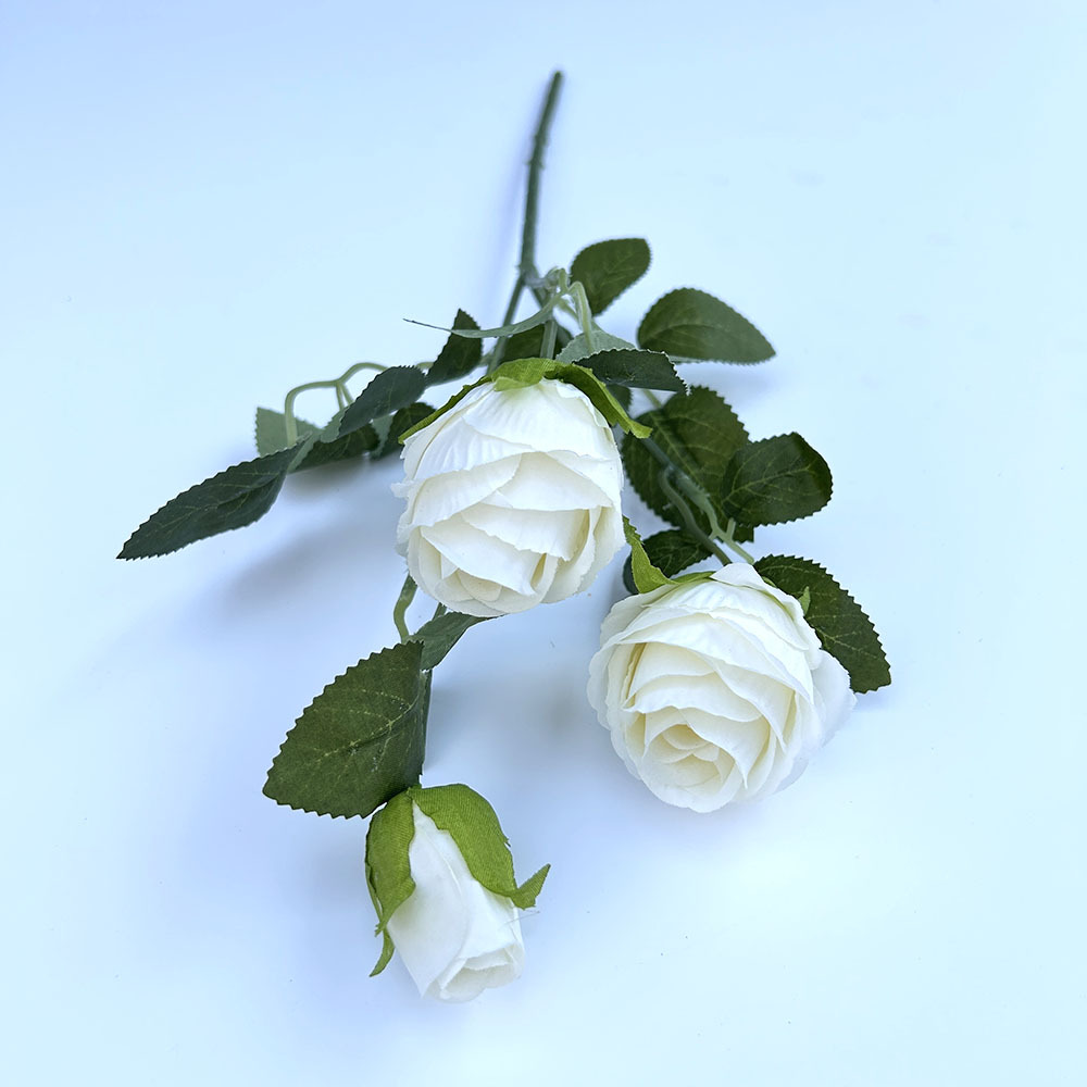 Artificial Rose Bouquet For Home Decor Elegant Table Flowers_voghion.com