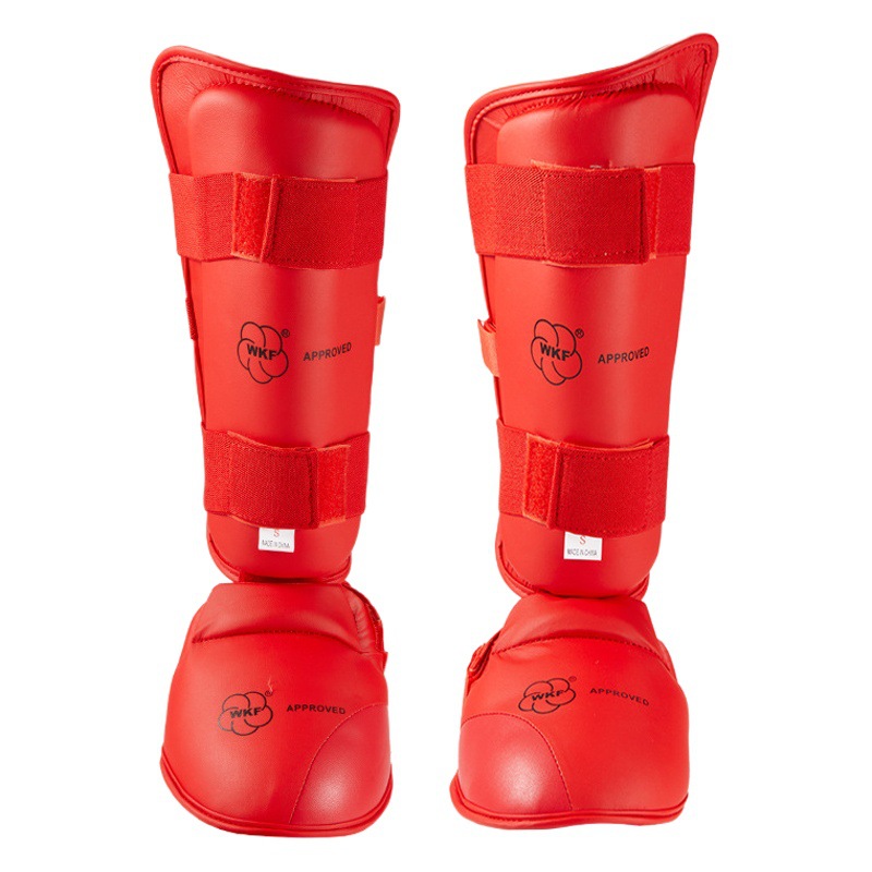 Thickened Karate with instep Leg Guard Taekwondo Leg Guard Extremely Real Fighting Sanda Boxing Guard Leg Guard suit