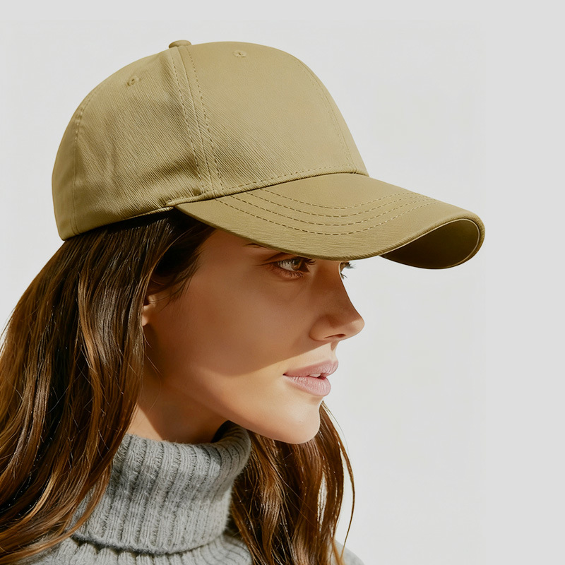 Sombreras de béisbol de algodón en stock de hebilla metálica con gorras de gran tamaño alrededor de la gorra de trabajo europea y americana se pueden personalizar para imprimir bordados