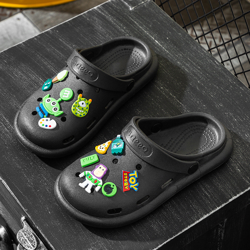 외계인 슬리퍼 블랙