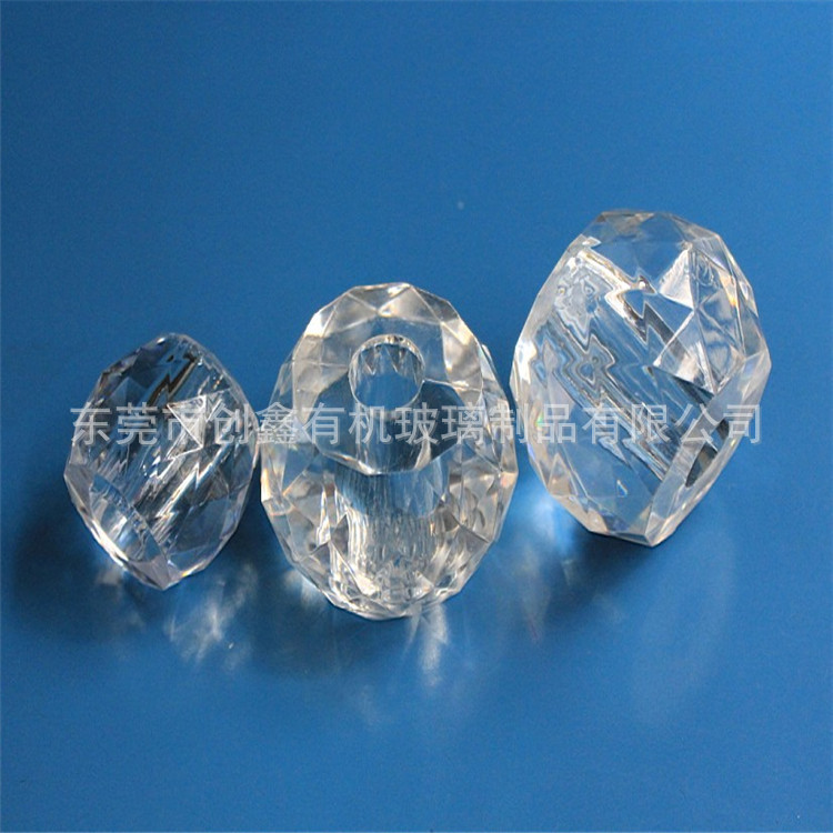 供应 30mm实黑色或透明黑色压克力通孔球 有机玻璃通孔球加工