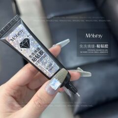 Acrylic strong glue for nail art, gap filling glue, metal accessories, high-strength glue, non-flowing nail art glue.