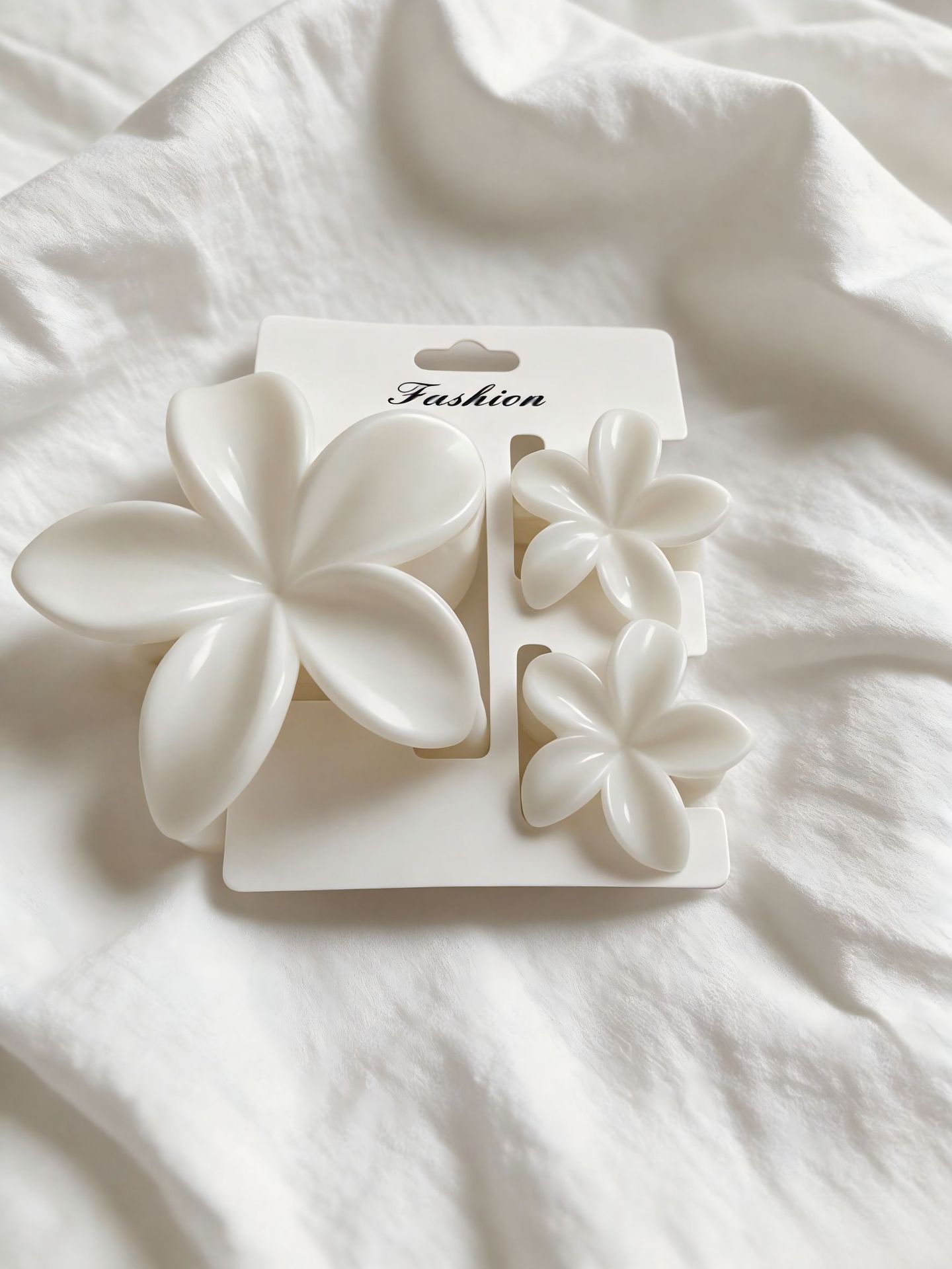 Ventas transfronterizas calientes nuevos huevos láser de dos colores clip de agarramiento de flores de cabeza posterior clip de tiburón clip de cabello joyerías para el cabello